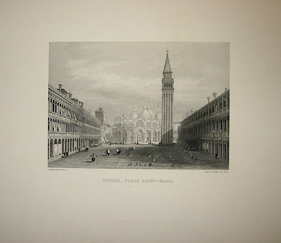 Rouargue (frères) Venise - Place Saint-Marc 1860 ca. Parigi, Imp. Chardon